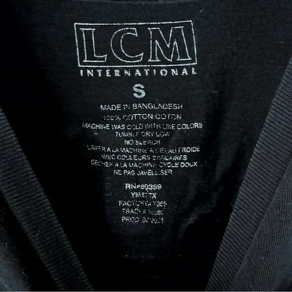 LCM INTERNATIONAL Women's Black Crew Neck I Love Ramen Graphic T-Shirt Size S - Picture 3 of 6